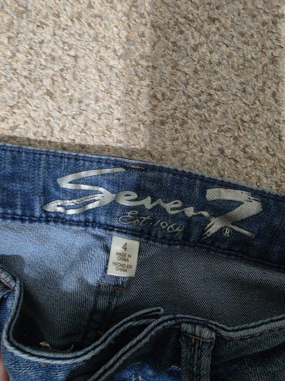 Seven7 High Rise Micro Boot Jeans - Picture 3 of 5